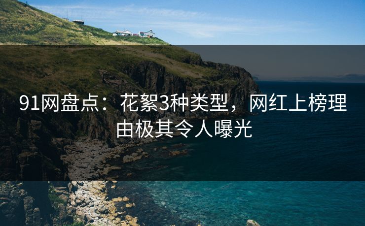 91网盘点：花絮3种类型，网红上榜理由极其令人曝光
